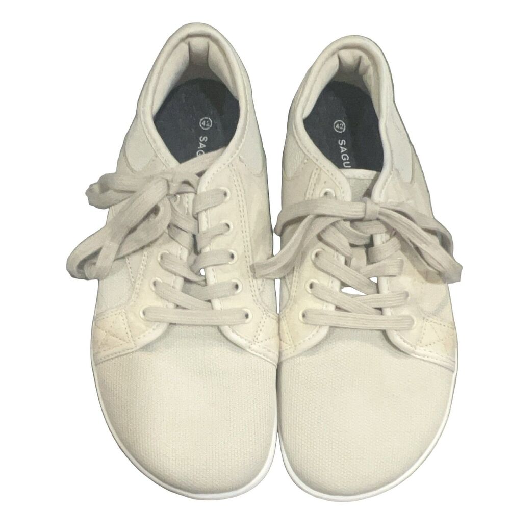 SAGUARO Luck I Women's Barefoot Shoes Beige Size 42 Lightweight Minimalist US 10